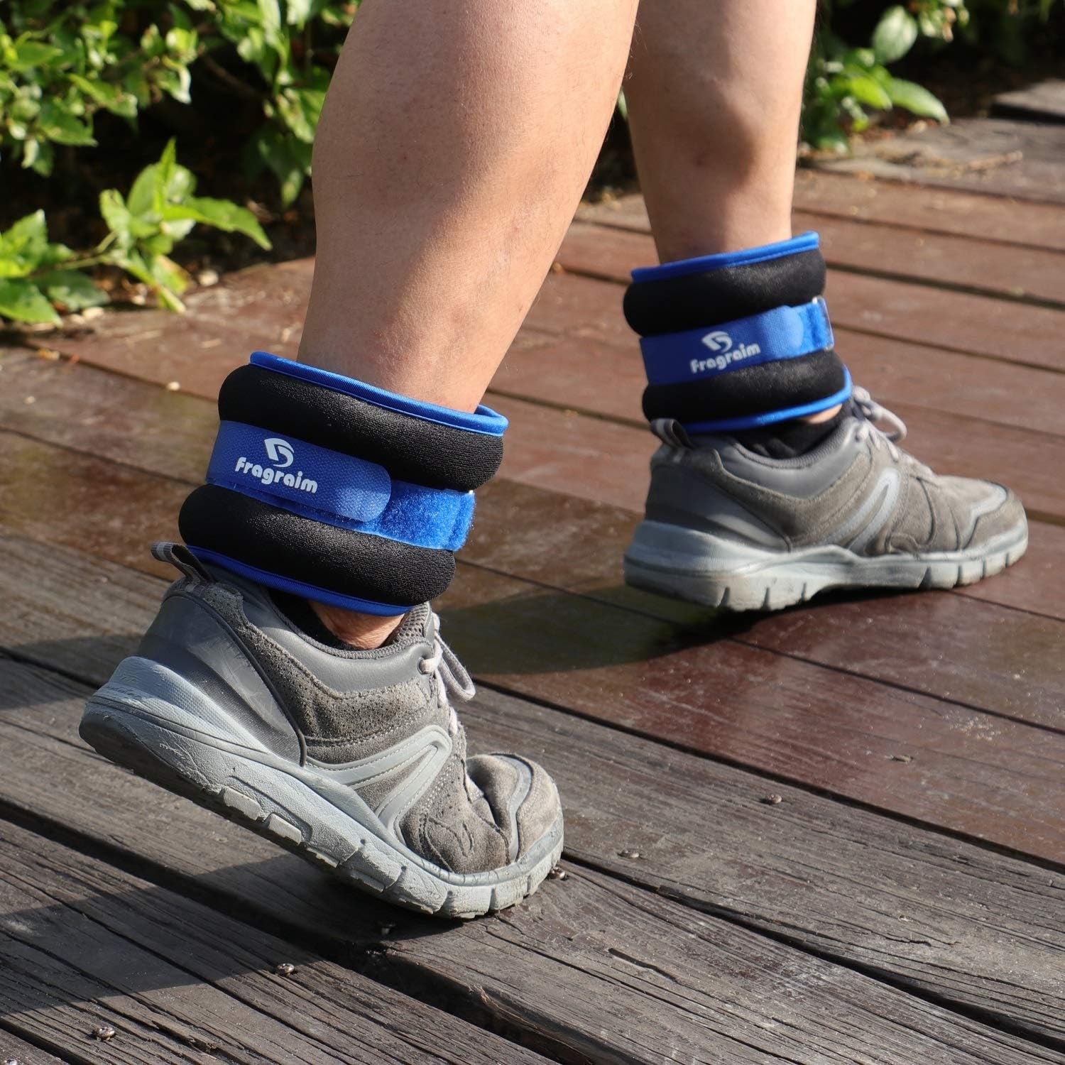 Ankle Weights for Women, Men and Kids - 2  LBS 1 Pair Strength Training Wrist/Leg/Arm Weight with Adjustable Strap for Jogging, Gymnastics, Aerobics, Physical Therapy